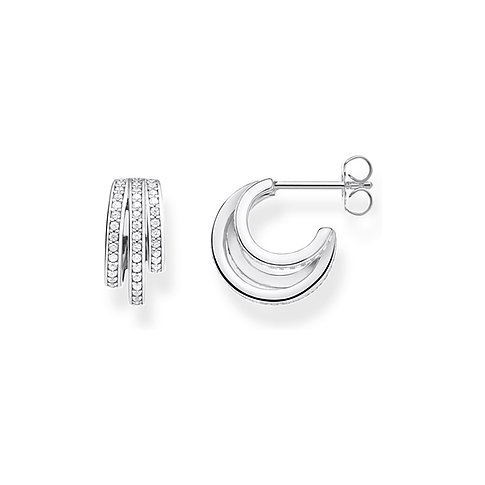 Thomas Sabo Ohrringe aus 925er Silber mit Zirkonia.