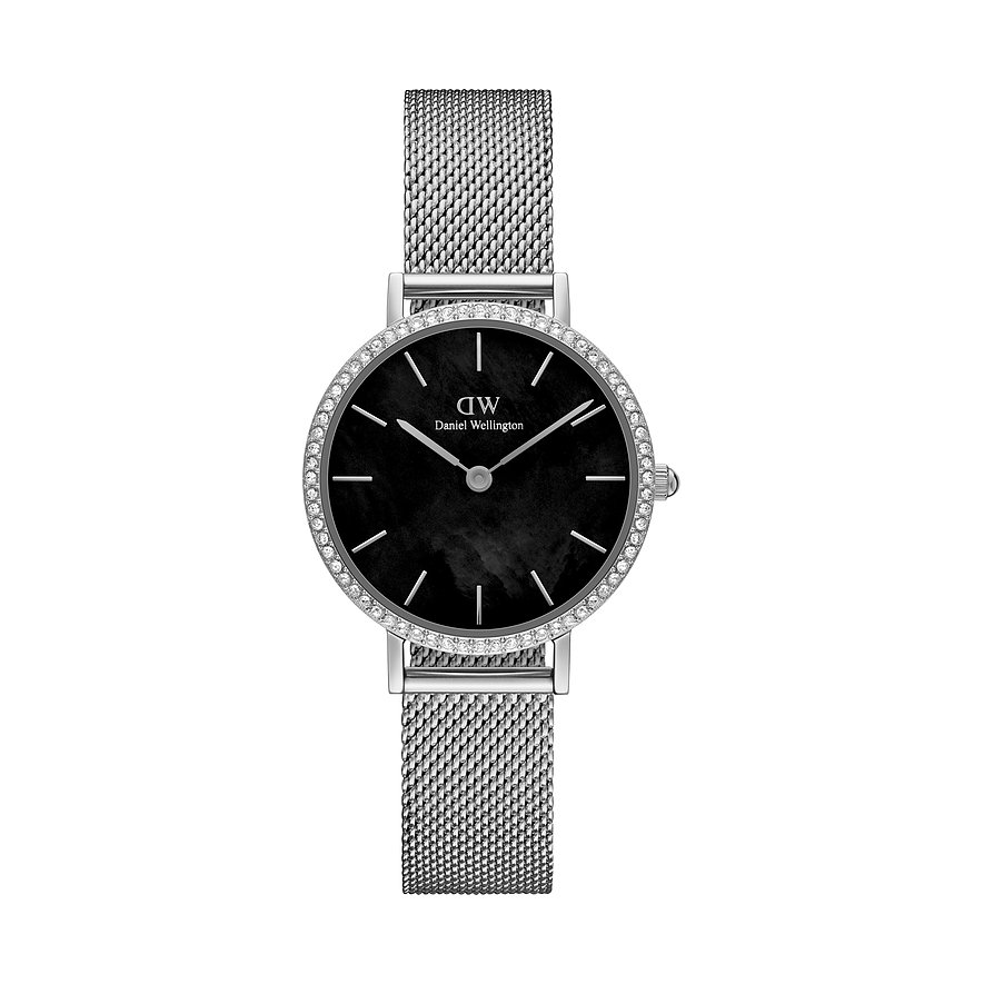Daniel Wellington Damenuhr Petite DW.DW00100661, Damen, Edelstahl, Armband: Edelstahl, Quarz, analog