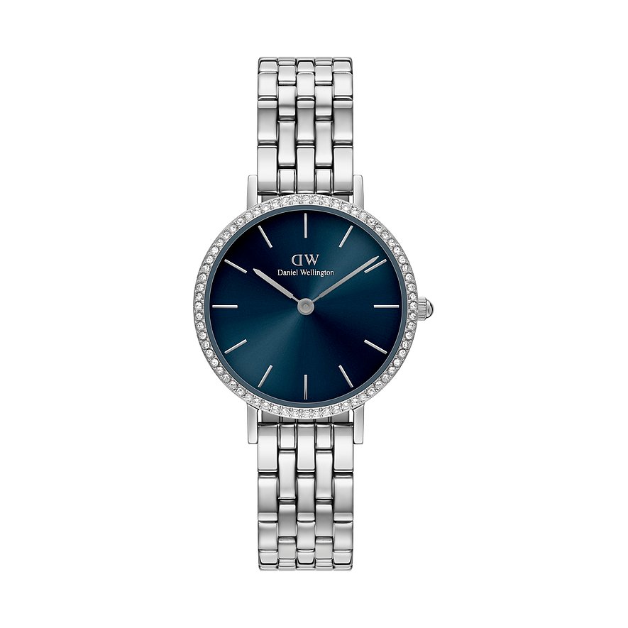 Daniel Wellington Damenuhr Petite DW.DW00100664, Damen, Edelstahl, Armband: Edelstahl, Quarz, analog