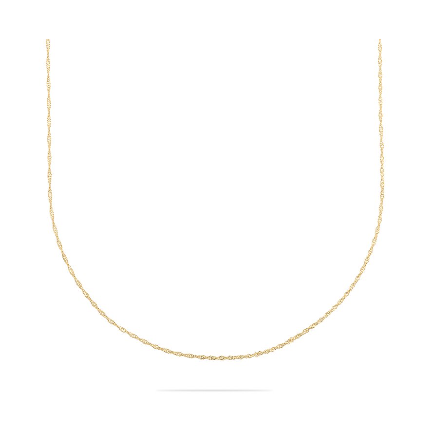 FAVS Kette, Damen, 375er Gelbgold, gelbgold, Größe: 45