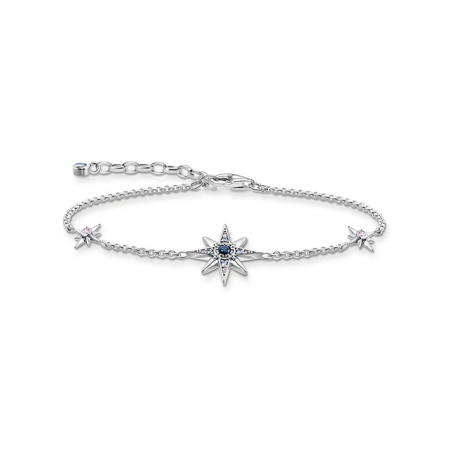 2. Chance - Thomas Sabo Armband, Glasstein, Damen, 925er Silber, silber