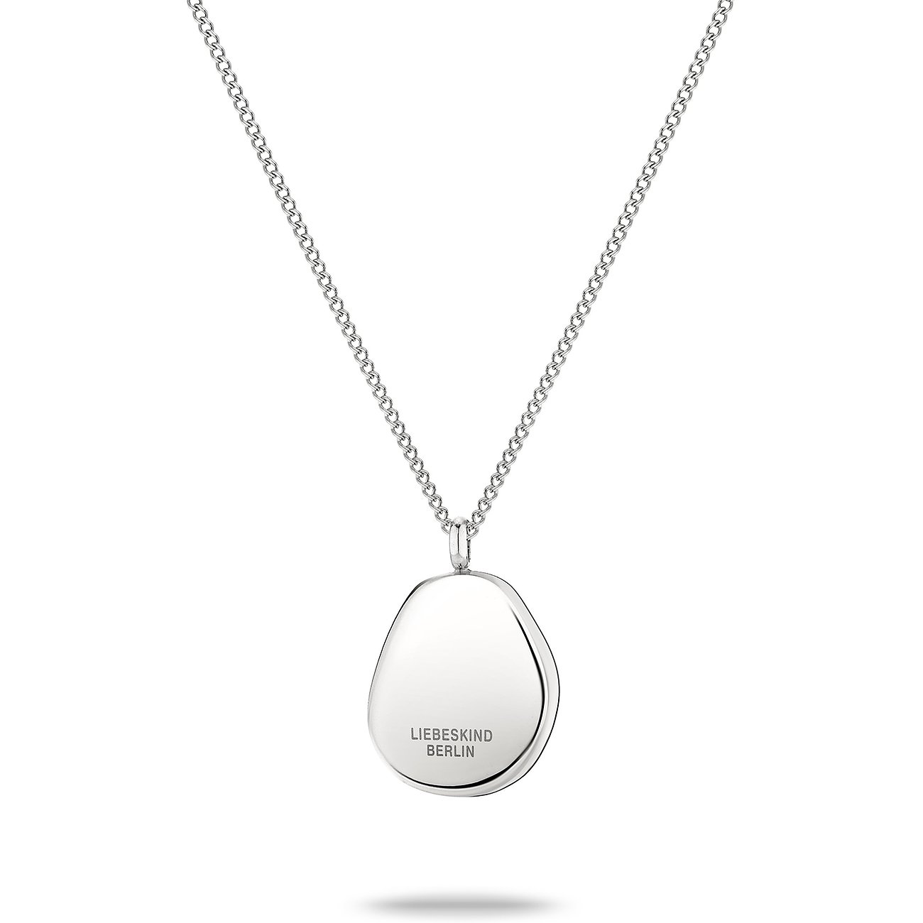 Liebeskind ketting van roestvrij staal met hanger.