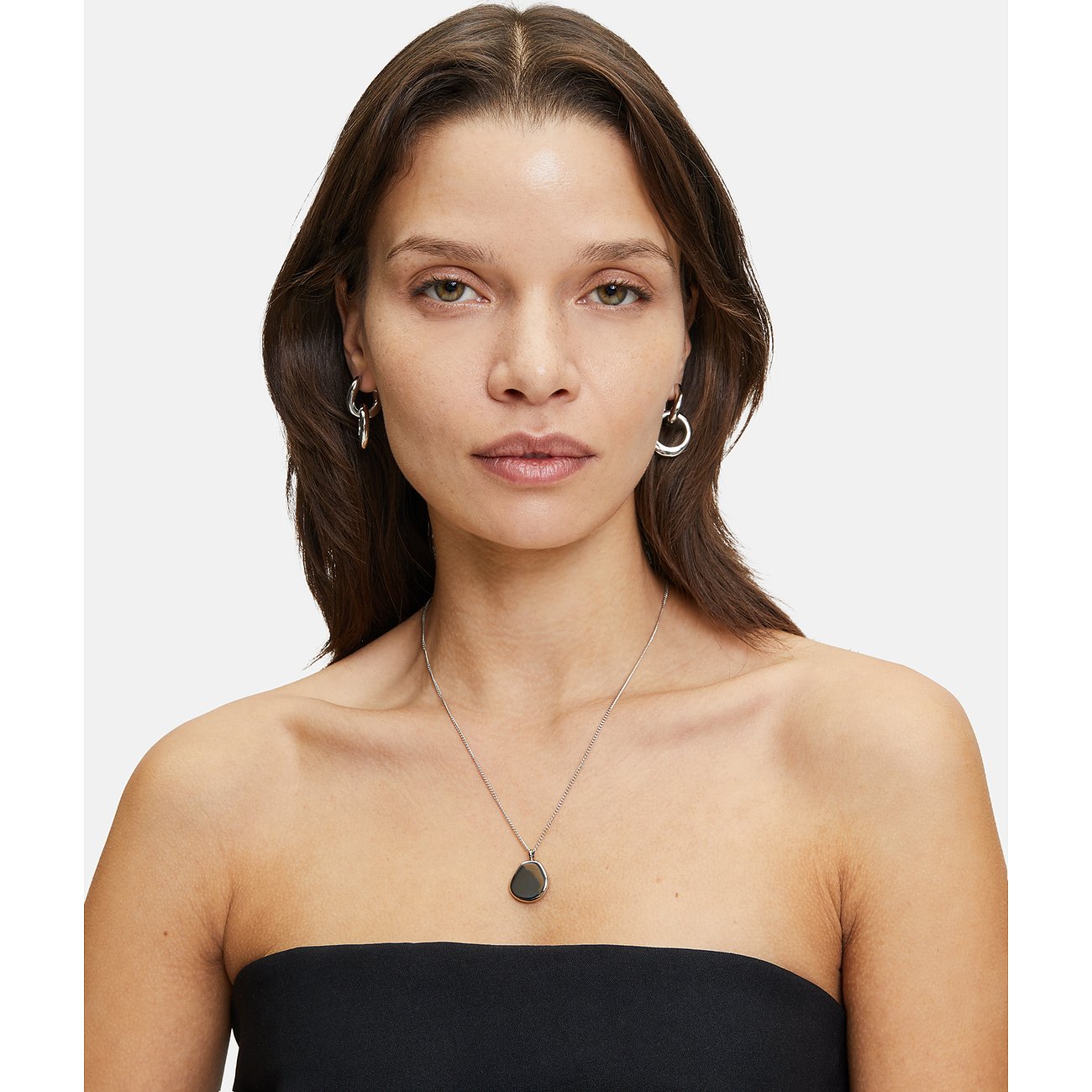 Liebeskind ketting van roestvrij staal met hanger.