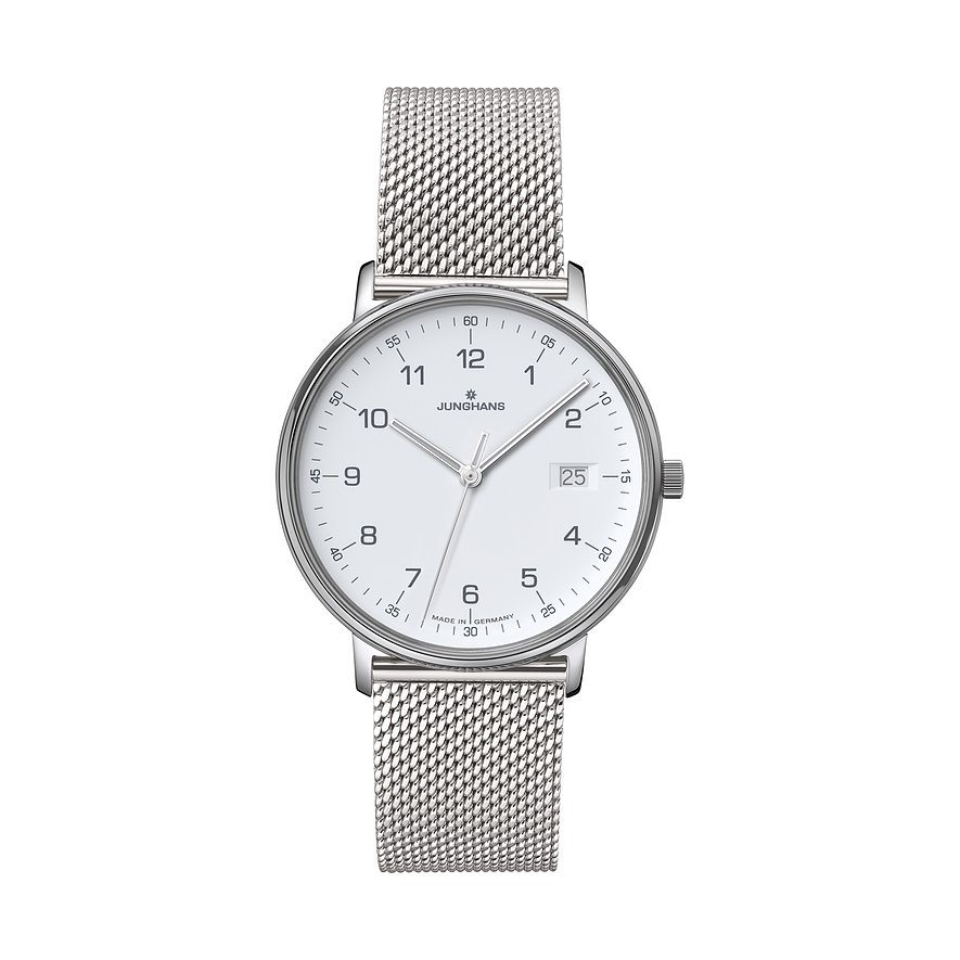 Junghans Damenuhr FORM Damen 47445744, Damen, Edelstahl, Armband: Edelstahl, Quarz, analog