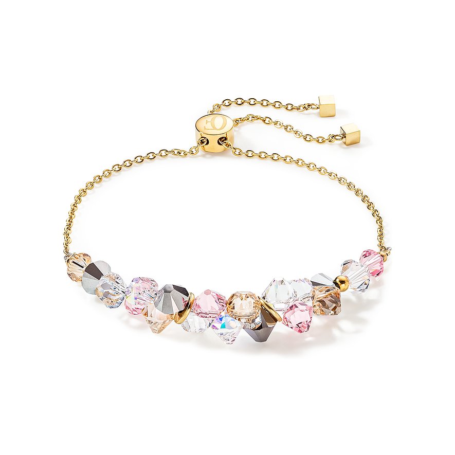 Coeur de Lion Armband, Damen, Edelstahl, rosa