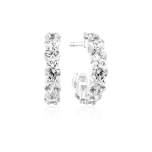 Sif Jakobs Jewellery Ohrringe aus 925er Silber mit weißen Zirkonia.