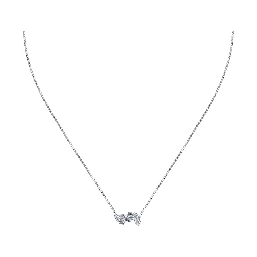 CHRIST Kette, Zirkonia, Damen, 925er Silber, recycelt, silber, Verschluss: Karabiner
