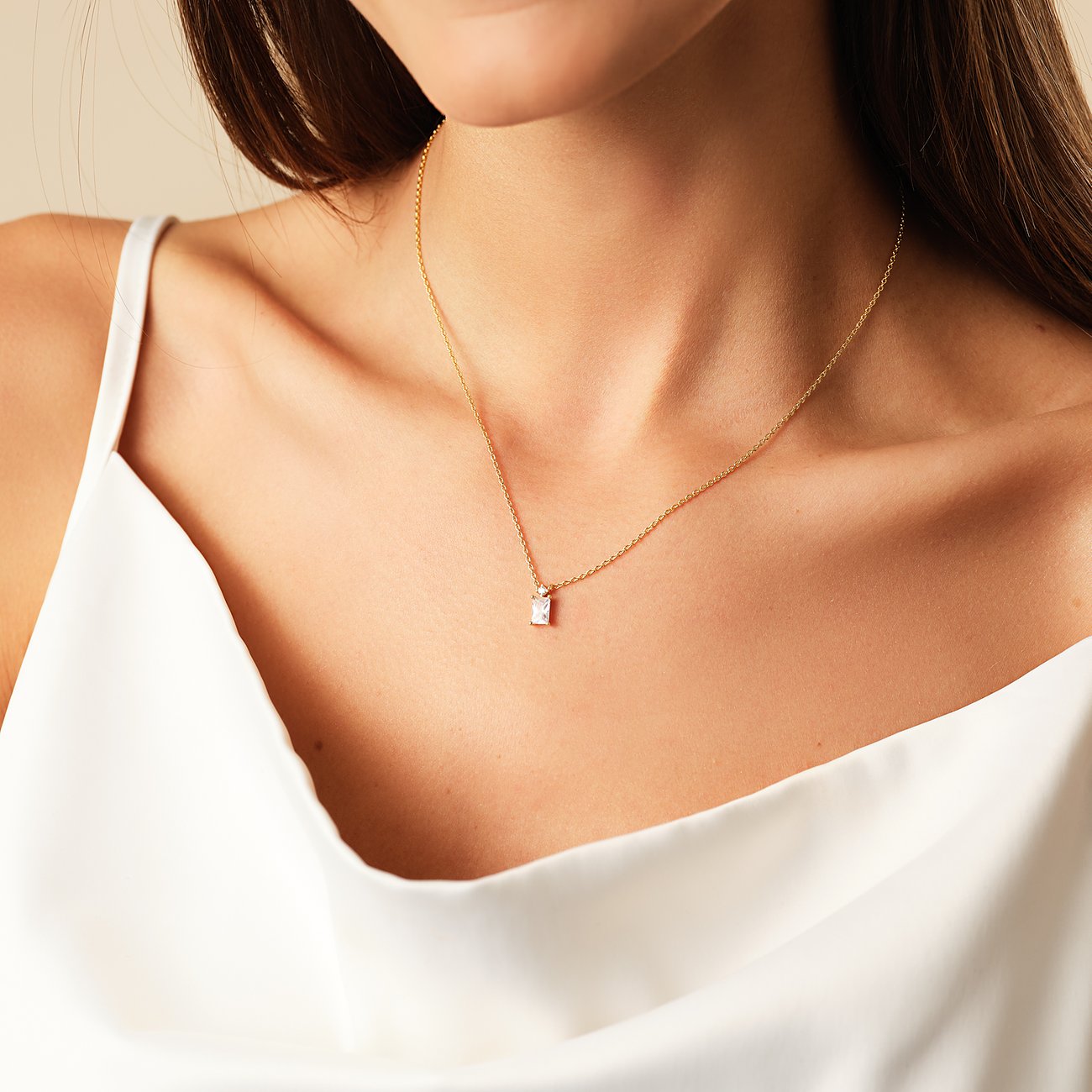 CHRIST Kette aus recyceltem 925er Silber mit Zirkonia.