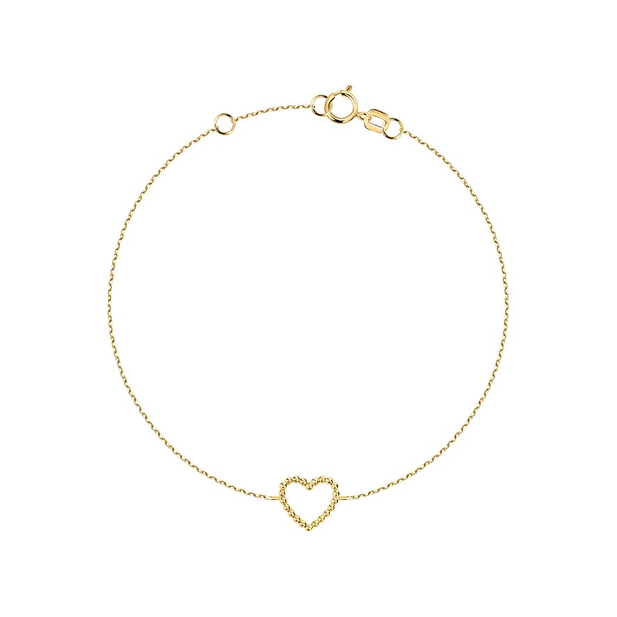 CHRIST Armband, Damen, 585er Gelbgold, gelb, Verschluss: Federring