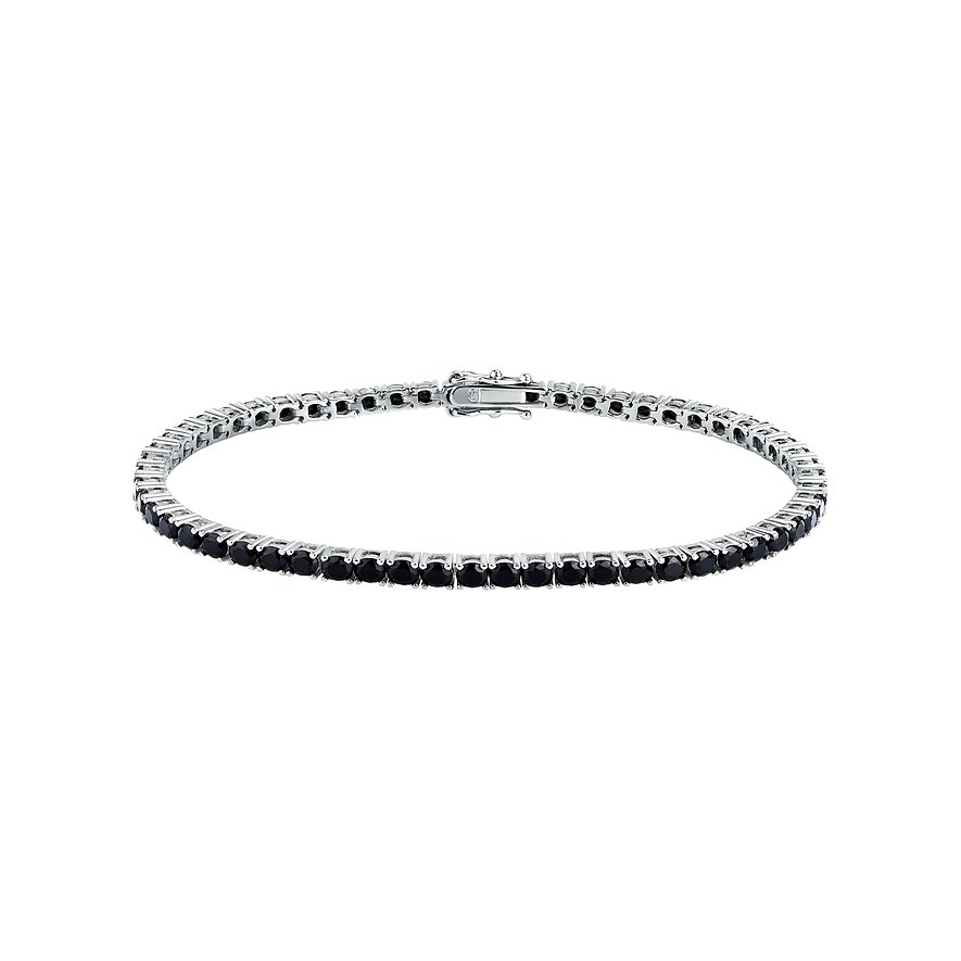 CHRIST Armband ESSENTIAL, Zirkonia, Herren, 925er Silber, recycelt, silber
