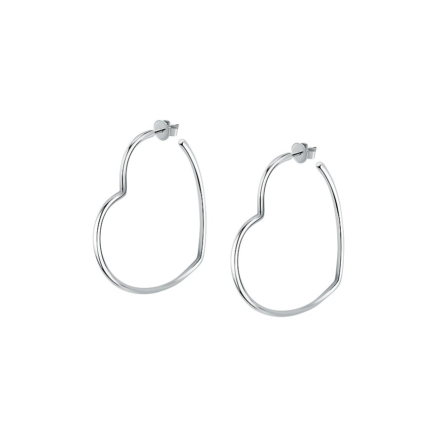 CHRIST Creolen , Damen, 925er Silber, recycelt, silber