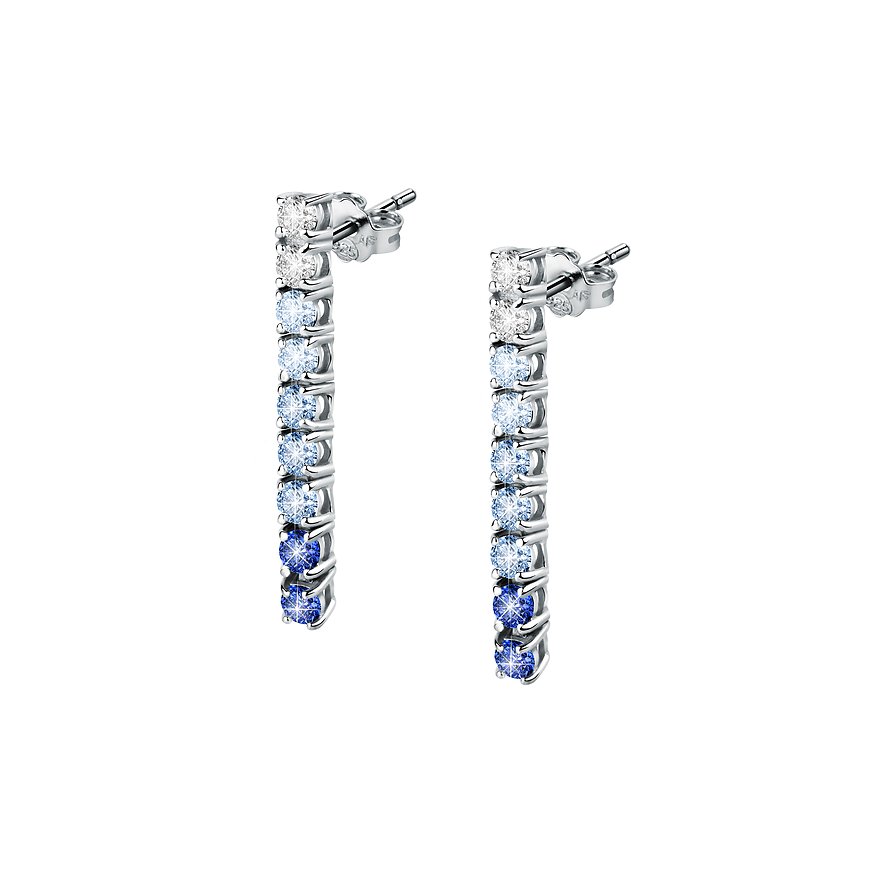 Valeria Ohrhänger , Damen, 925er Silber, recycelt, silber
