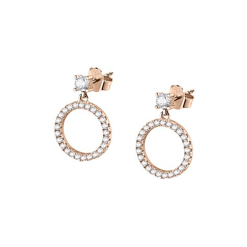 CHRIST Ohrringe aus 925er recyceltem Silber mit Zirkonia.