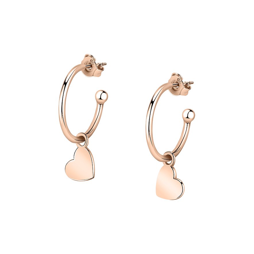 CHRIST Ohrhänger , Damen, 925er Silber, recycelt, roségold