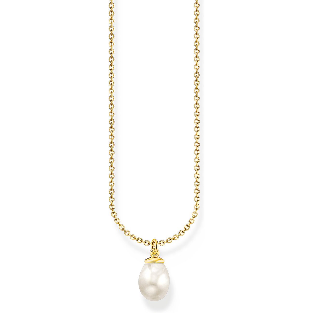 Thomas Sabo ketting van 925 zilver met parel.