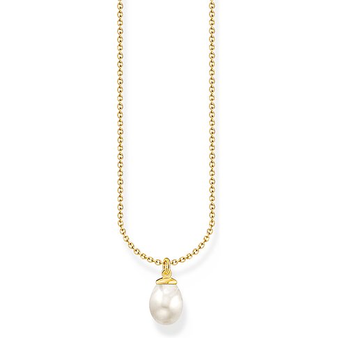 Thomas Sabo ketting van 925 zilver met parel.