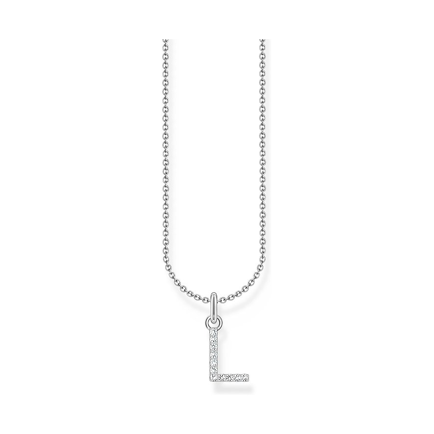 Thomas Sabo Kette Haribo, Zirkonia, Damen, 925er Silber, silber