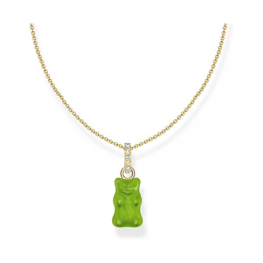 Thomas Sabo Kette Haribo, Damen, 925er Silber, grün