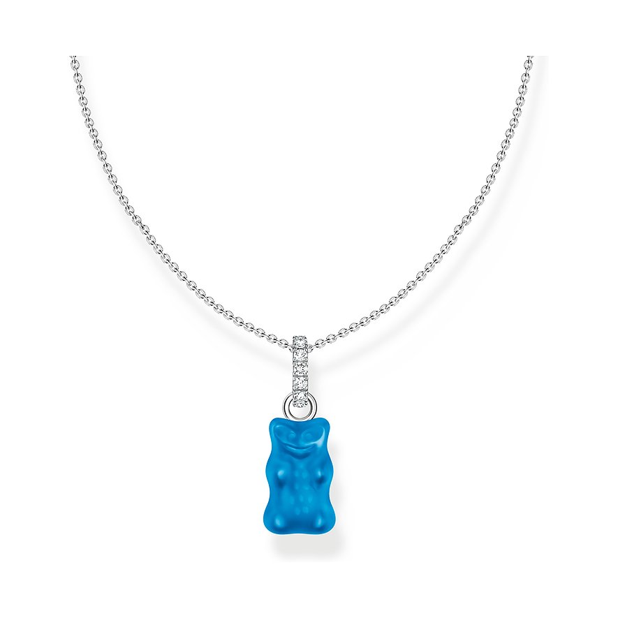 Thomas Sabo Kette Haribo, Damen, 925er Silber, blau