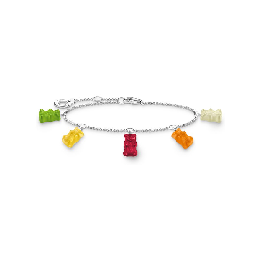 Thomas Sabo Armband Haribo, Damen, 925er Silber, mehrfarbig