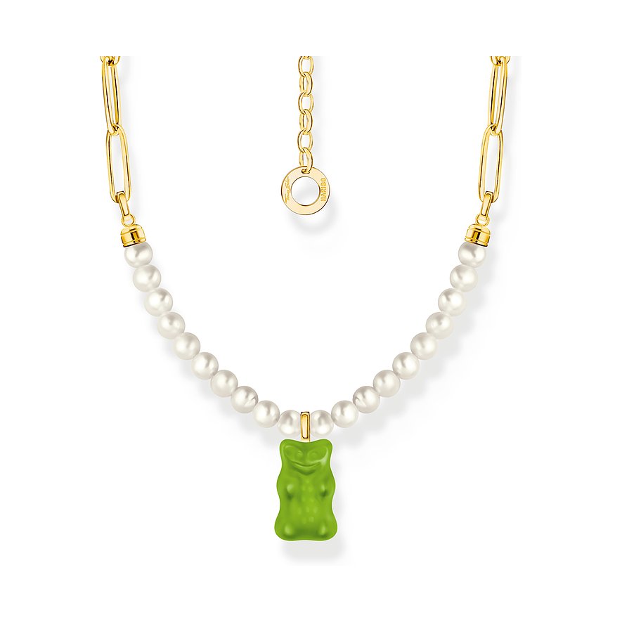 Thomas Sabo Kette Haribo, Damen, 925er Silber, grün