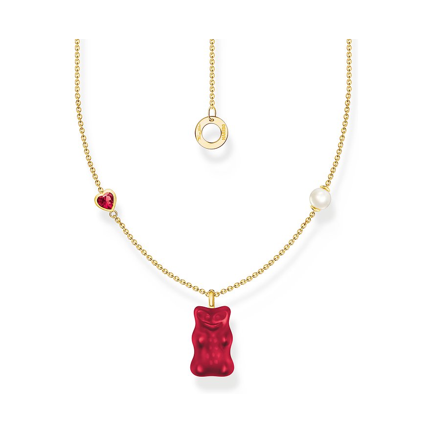 Thomas Sabo Kette Haribo, Damen, 925er Silber, rot