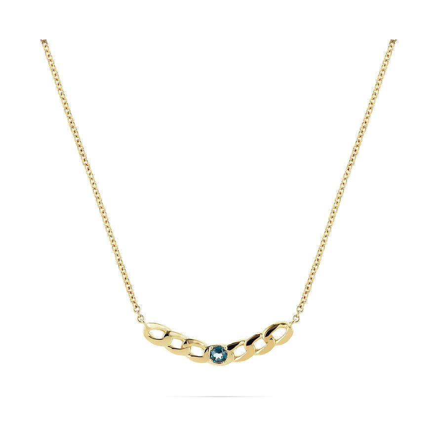 CHRIST Kette, Topas, behandelt, Damen, 585er Gelbgold, gelbgold