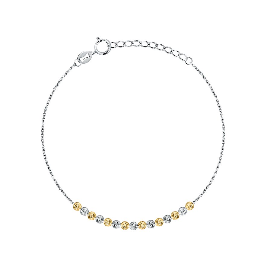 CHRIST Armband, Damen, 925er Silber, recycelt, bicolor