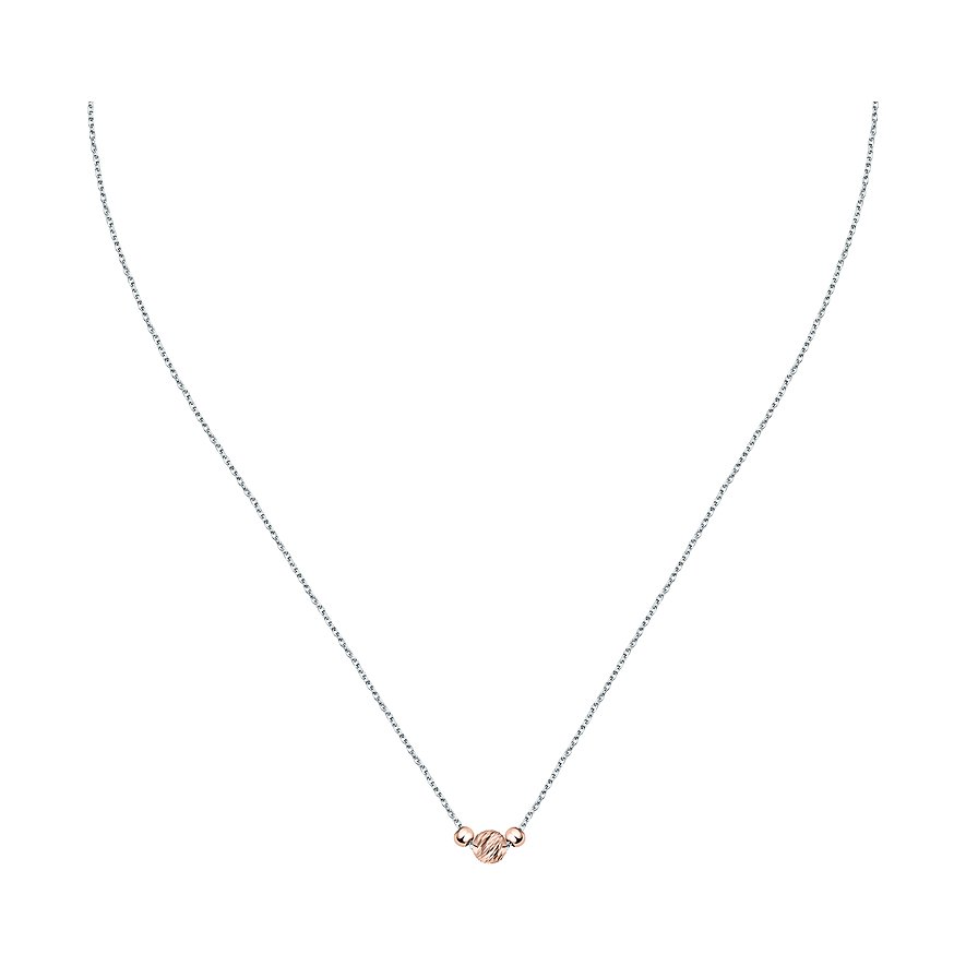 CHRIST Kette, Damen, 925er Silber, recycelt, bicolor, Verschluss: Karabiner