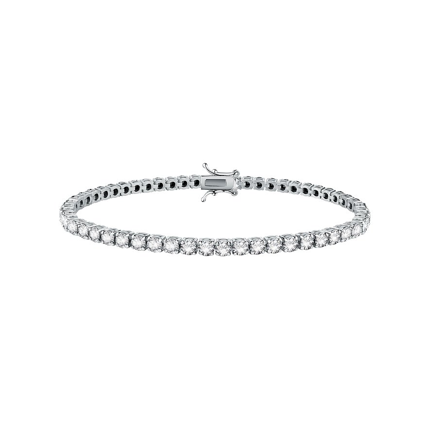Valeria Armband Zirkonia, Damen, 925er Silber, recycelt, silber, Größe: 20