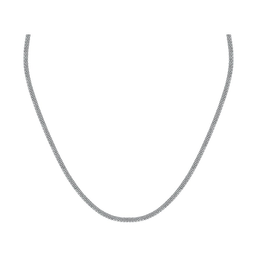 CHRIST Kette, Damen, 925er Silber, recycelt, grau