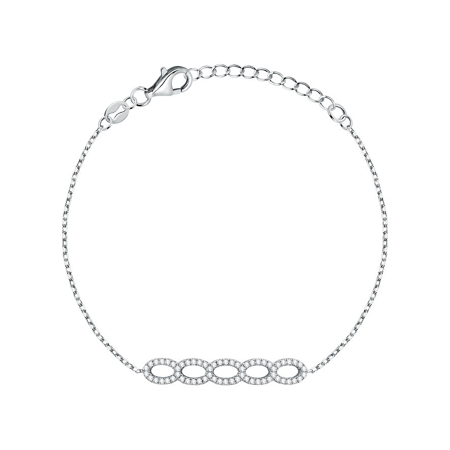 CHRIST Armband, Zirkonia, Damen, 925er Silber, recycelt, silber