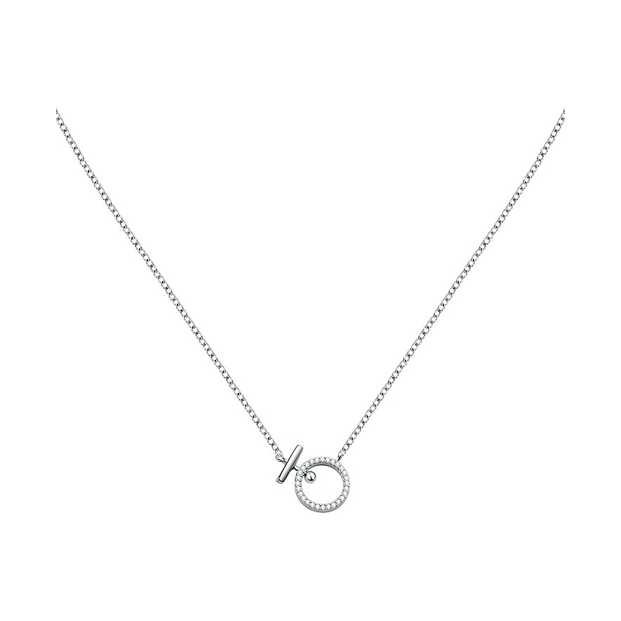 CHRIST Kette, Zirkonia, Damen, 925er Silber, recycelt, silber