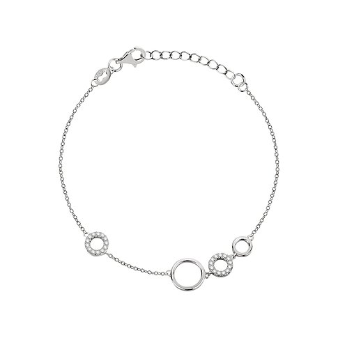 CHRIST Armband aus 925er recyceltem Silber mit Zirkonia.