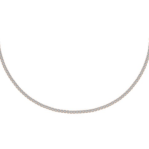 CHRIST Halsschmuck aus 925er recyceltem Silber mit Zirkonia.