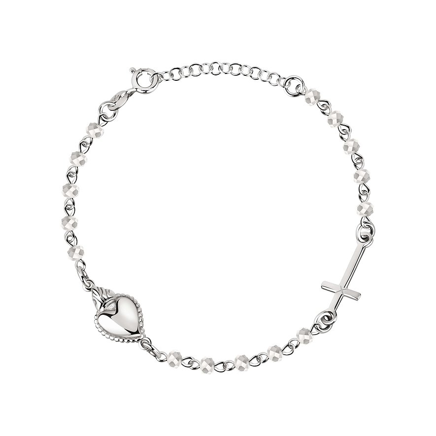 CHRIST Armband, Kreuz, Damen, 925er Silber, recycelt, silber