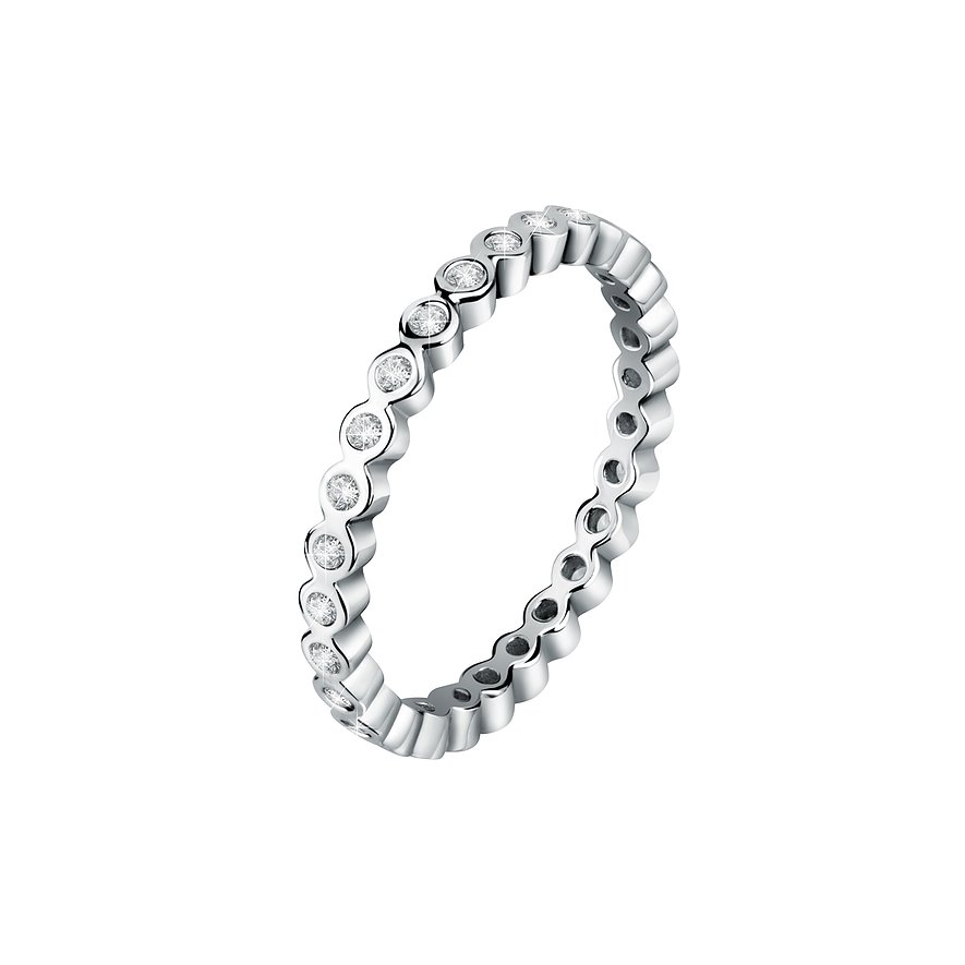 CHRIST Ring, Zirkonia, Damen, 925er Silber, recycelt, silber, Größe: 50