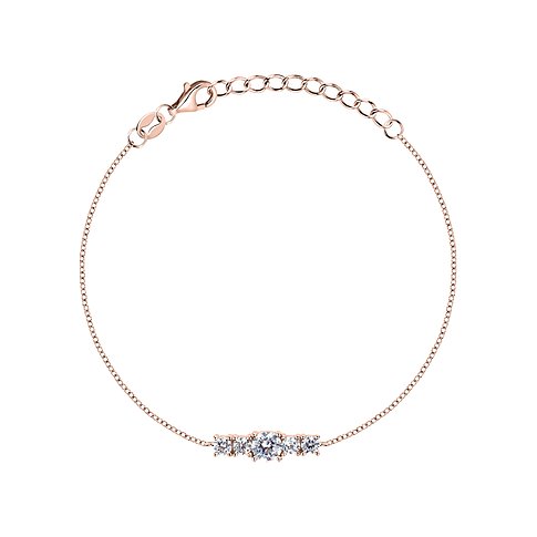 CHRIST Armband aus 925er recyceltem Silber mit Zirkonia.