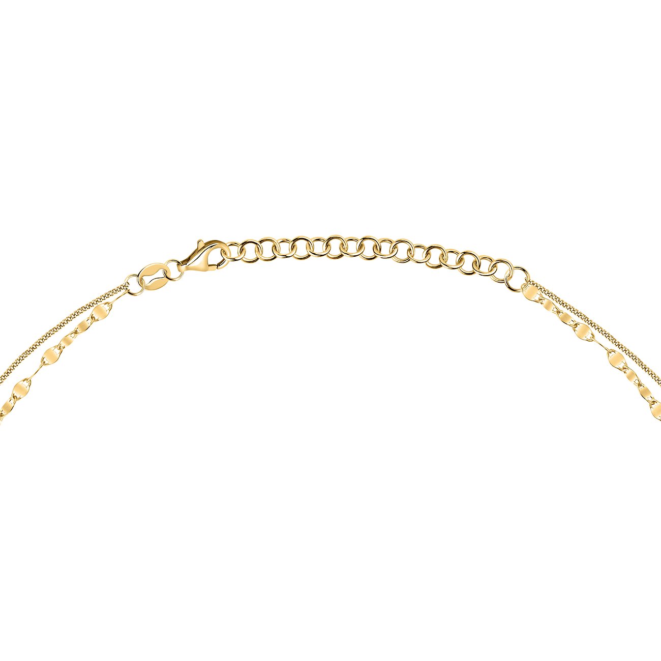 CHRIST Halsschmuck aus 925er recyceltem Silber mit Karabinerverschluss.