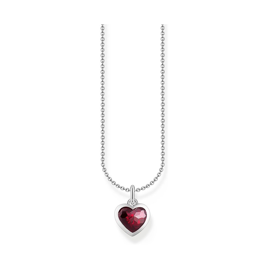 Thomas Sabo Kette Charming, Herz, Damen, 925er Silber, silber