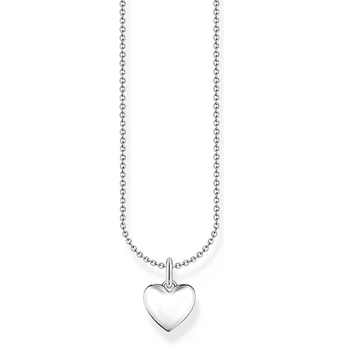 Collier Thomas Sabo en argent 925 avec pendentif en forme de cœur.