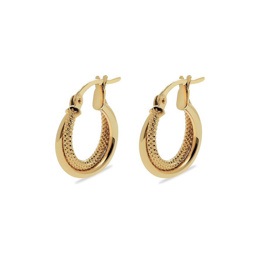 CHRIST Creolen, Damen, 585er Gelbgold, gelbgold
