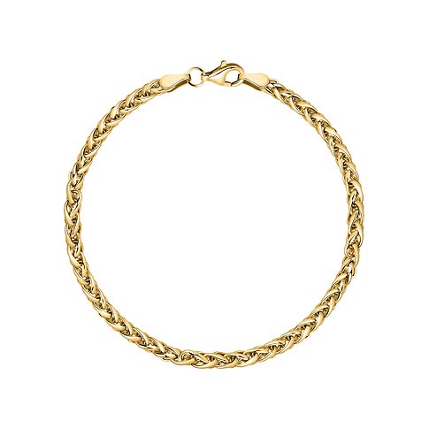 CHRIST Armschmuck aus 585er Gelbgold mit ineinandergreifenden Gliedern .