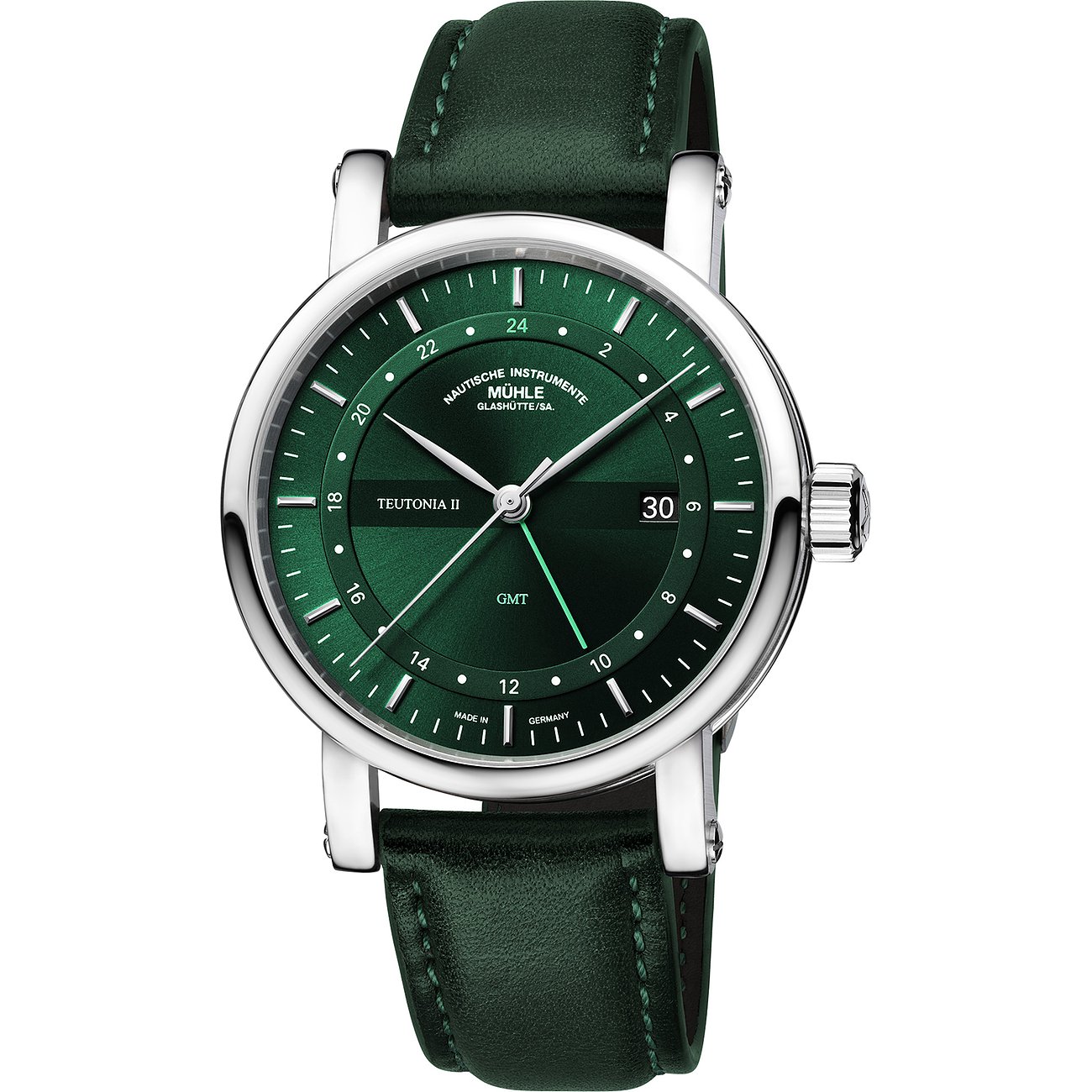 Mühle-Glashütte Herrenuhr Teutonia II GMT M1-33-96-LB II