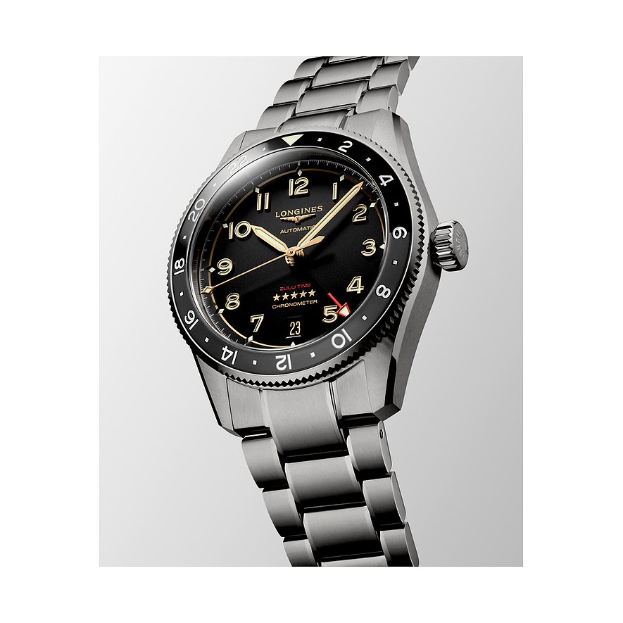 Longines Herrenuhr Longines Spirit Zulu Time Titanium L38021536