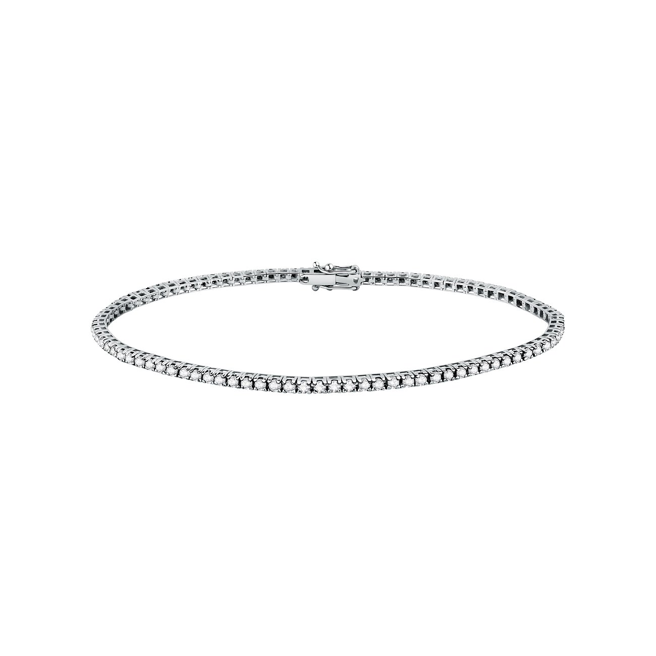 CHRIST Armband aus 585 Weißgold mit Diamanten.