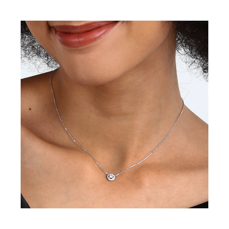 CHRIST Halsschmuck aus 585 Weißgold mit Diamant.