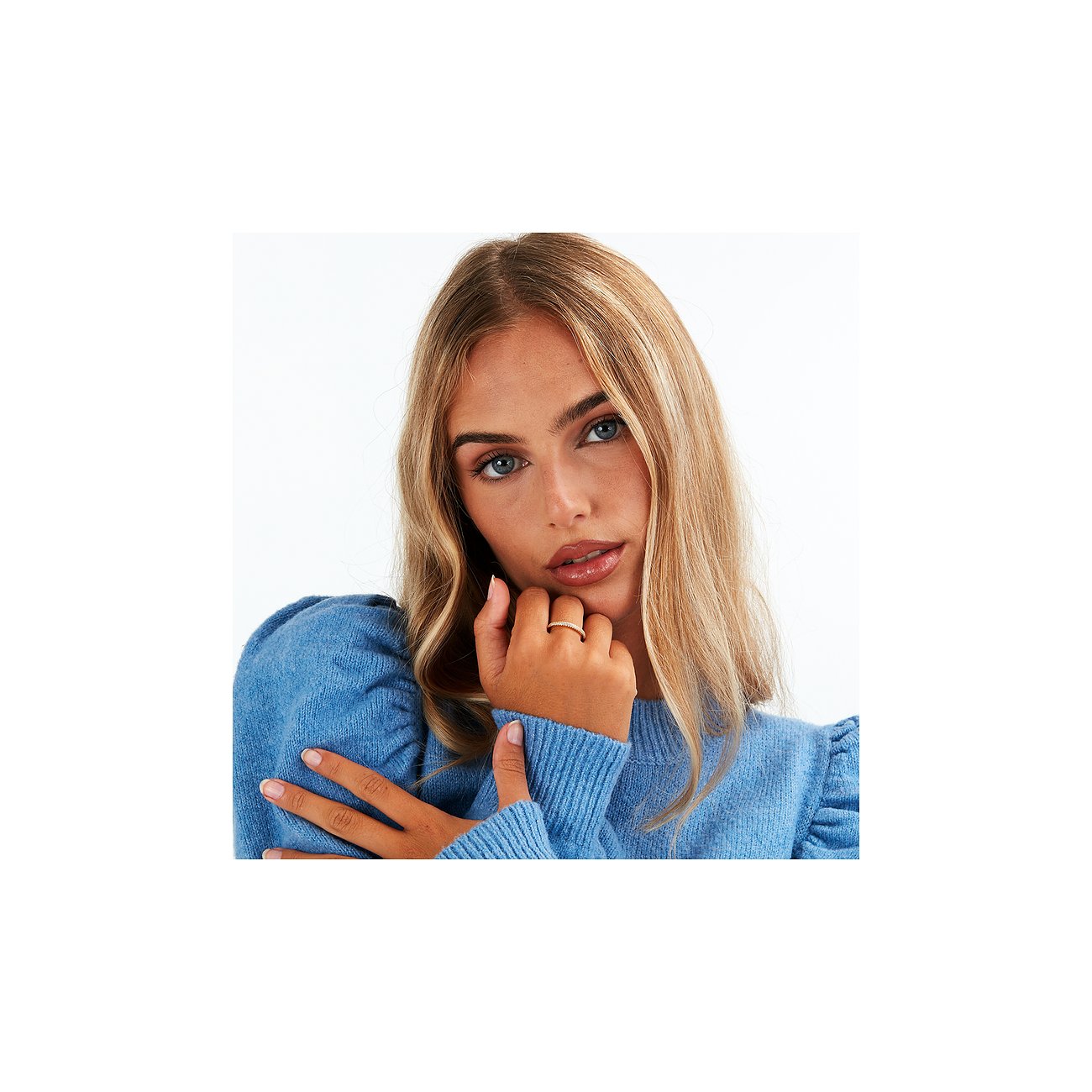 CHRIST Ring aus 585 Gelbgold mit Diamanten.