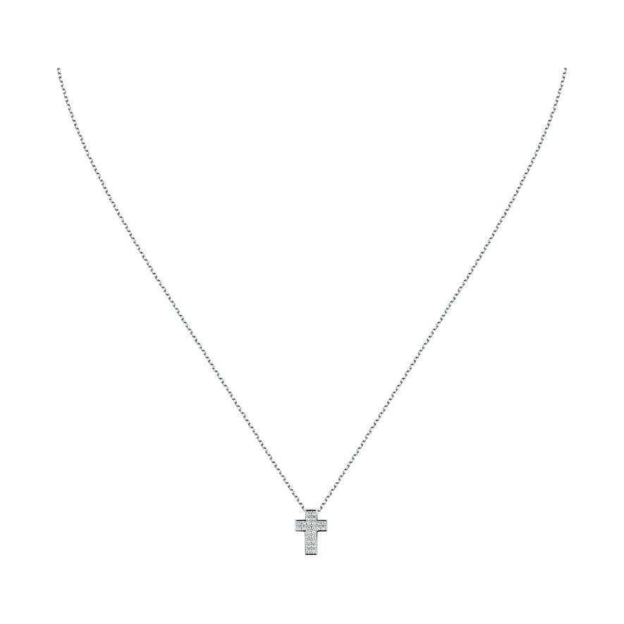 CHRIST Kette, Damen, 375er Weißgold, weißgold