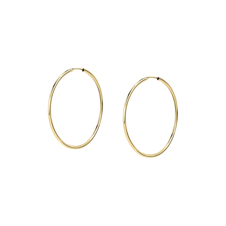CHRIST Creolen, Damen, 585er Gelbgold, gelbgold